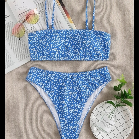 SUMMER PRINT FLORAL BIKINI 👙 high waisted - Picture 6 of 6